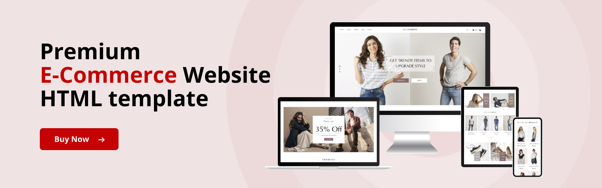 Premium E-Commerce Website HTML Template
