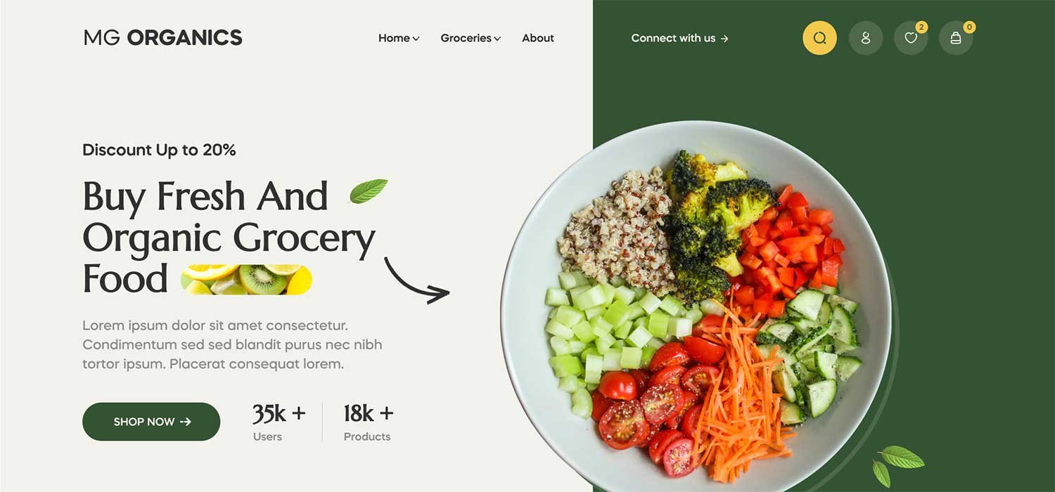 MG ORGANICS - Multipurpose eCommerce HTML Website Bootstrap Template