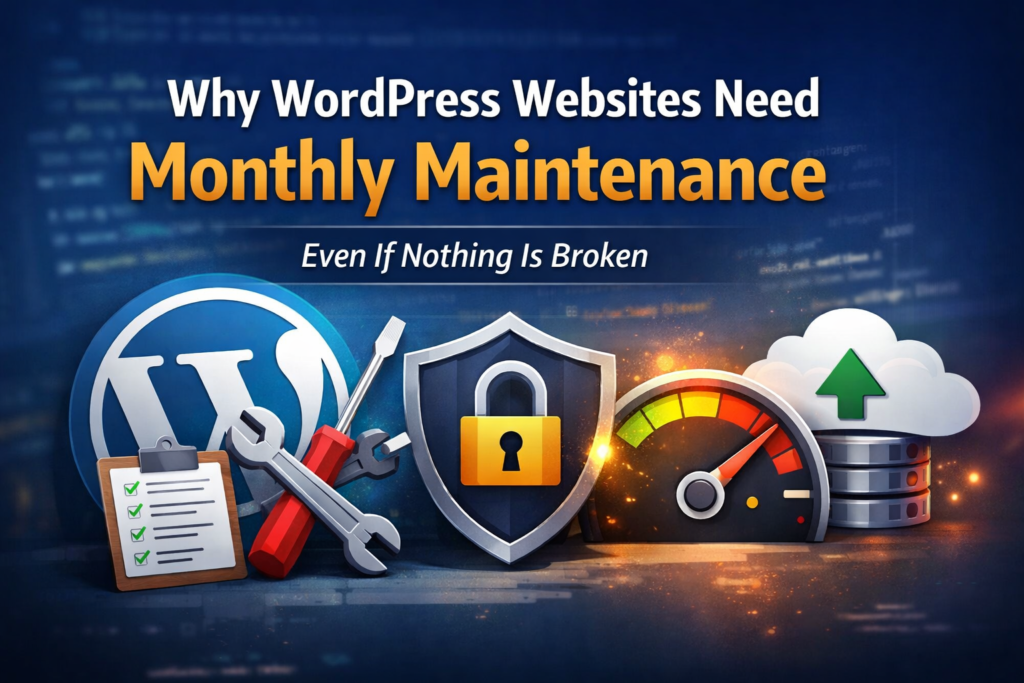 Why WordPress Websites Need Monthly Maintenance (Even If Nothing Is Broken)