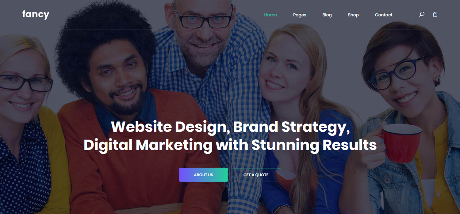 Fancy - Free HTML5 Bootstrap Creative Business Website Template