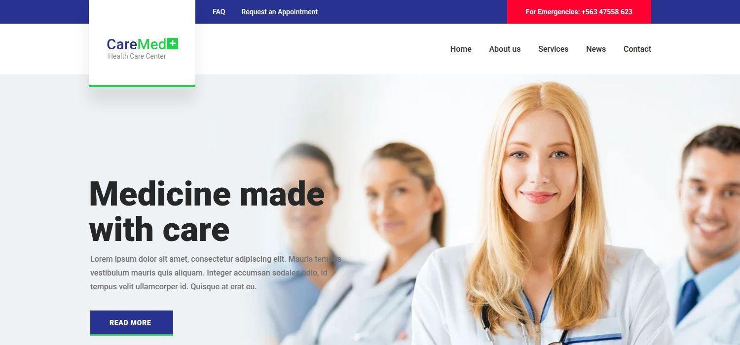 CareMed - HTML5 Medical Template with Multiple Ready Pages