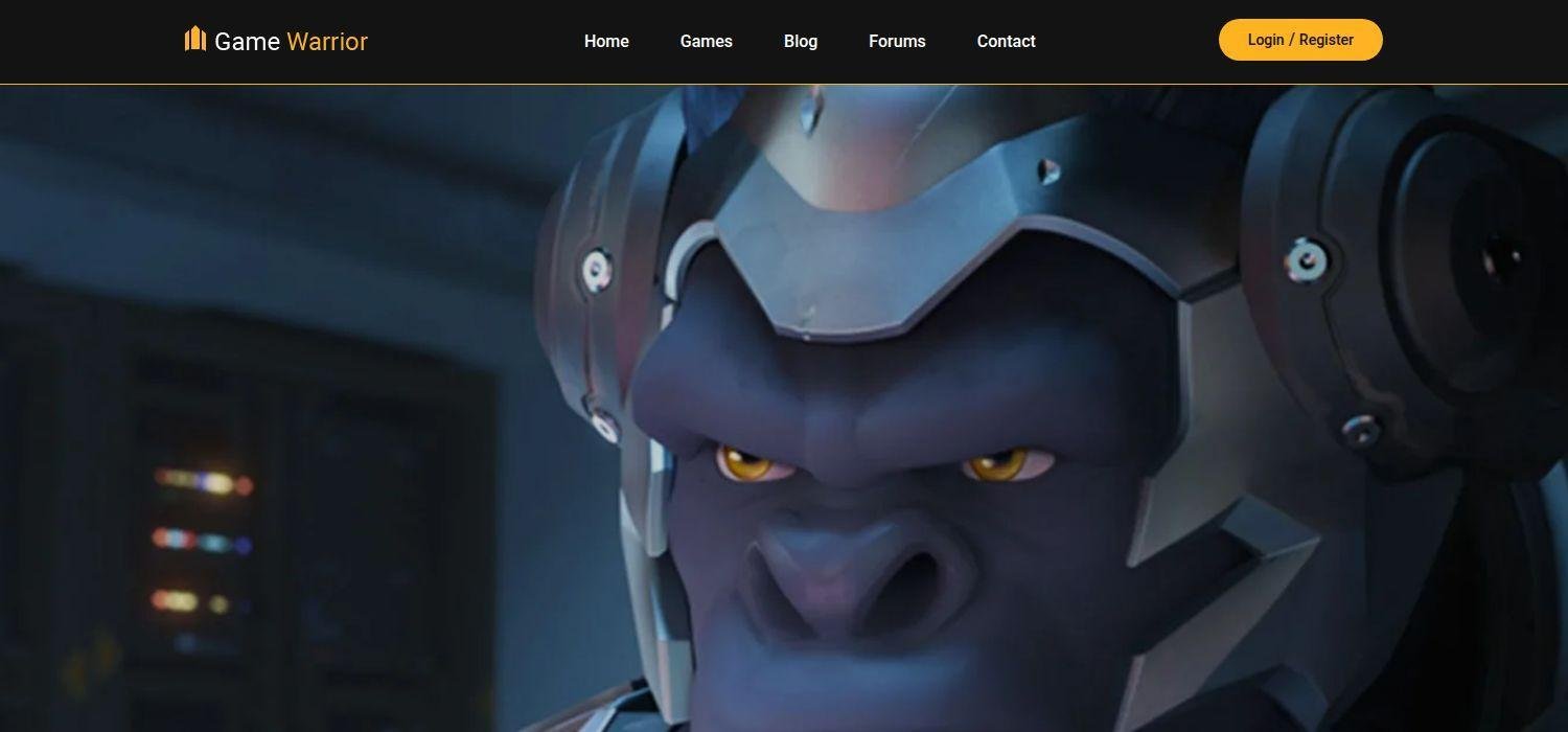 Game Warrior - Bootstrap 4 HTML5 gaming website template
