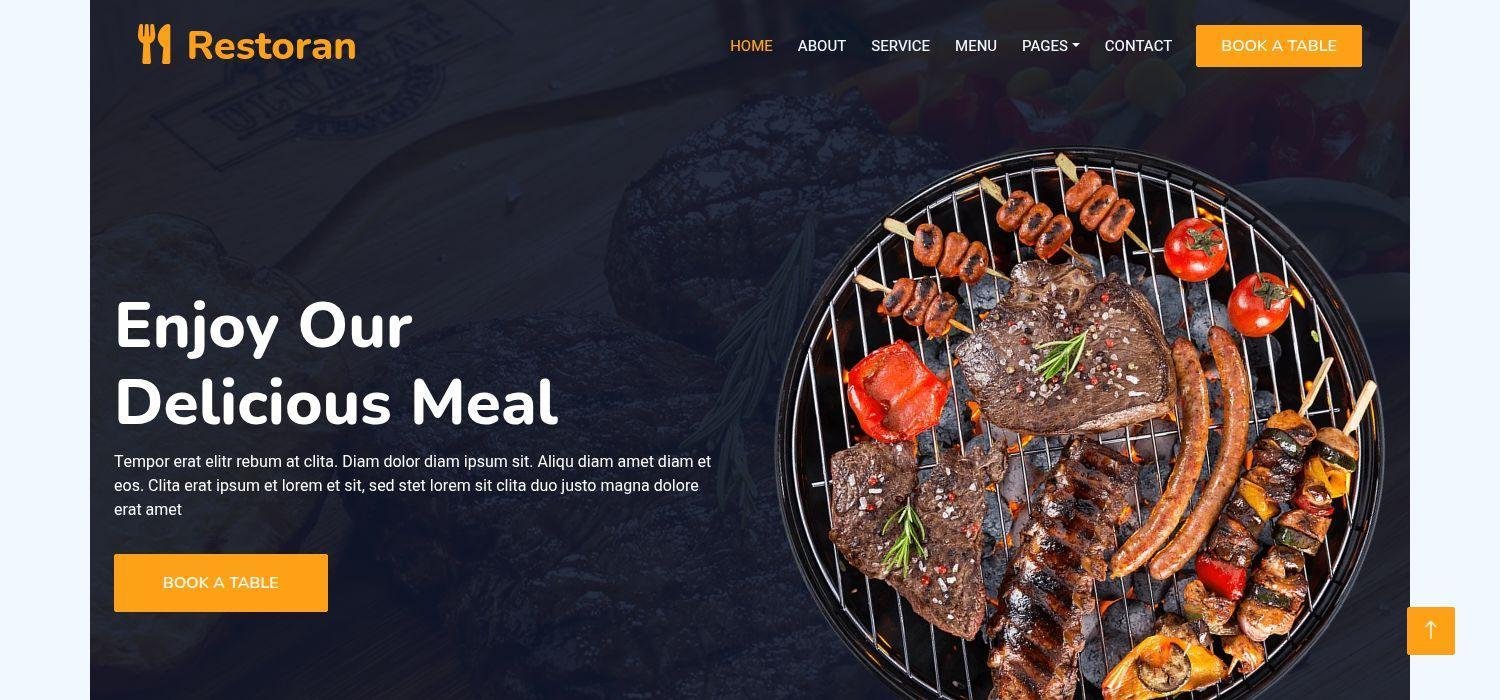 Restoran - Restaurant Website Template Responsive Bootstrap HTML5