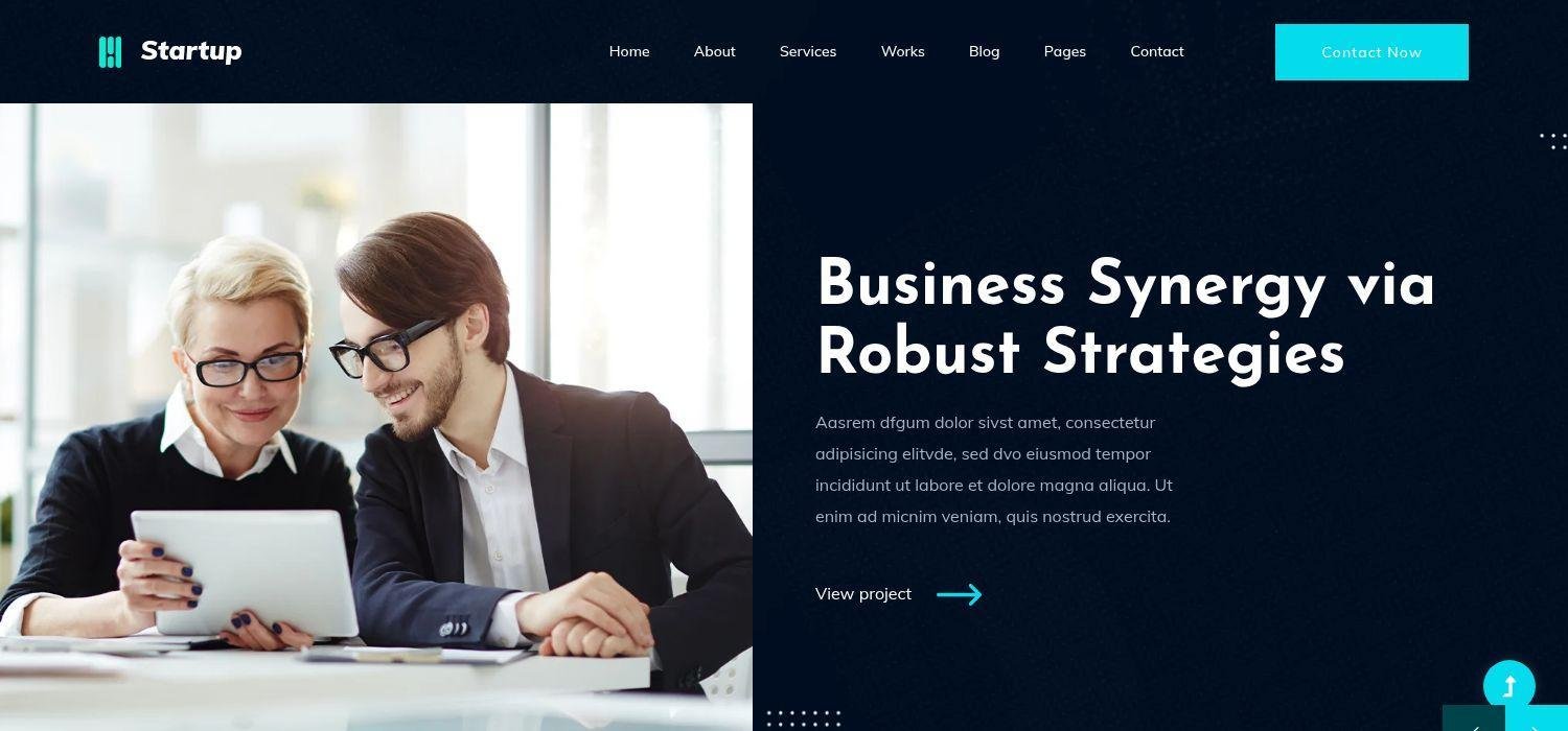 StartupBusiness - HTML5 Bootstrap Business Website Template