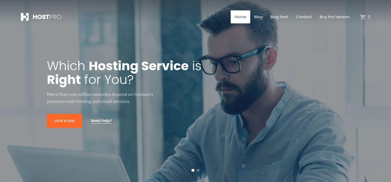 HostPro - Free Digital Agency Website Templates Bootstrap HTML5
