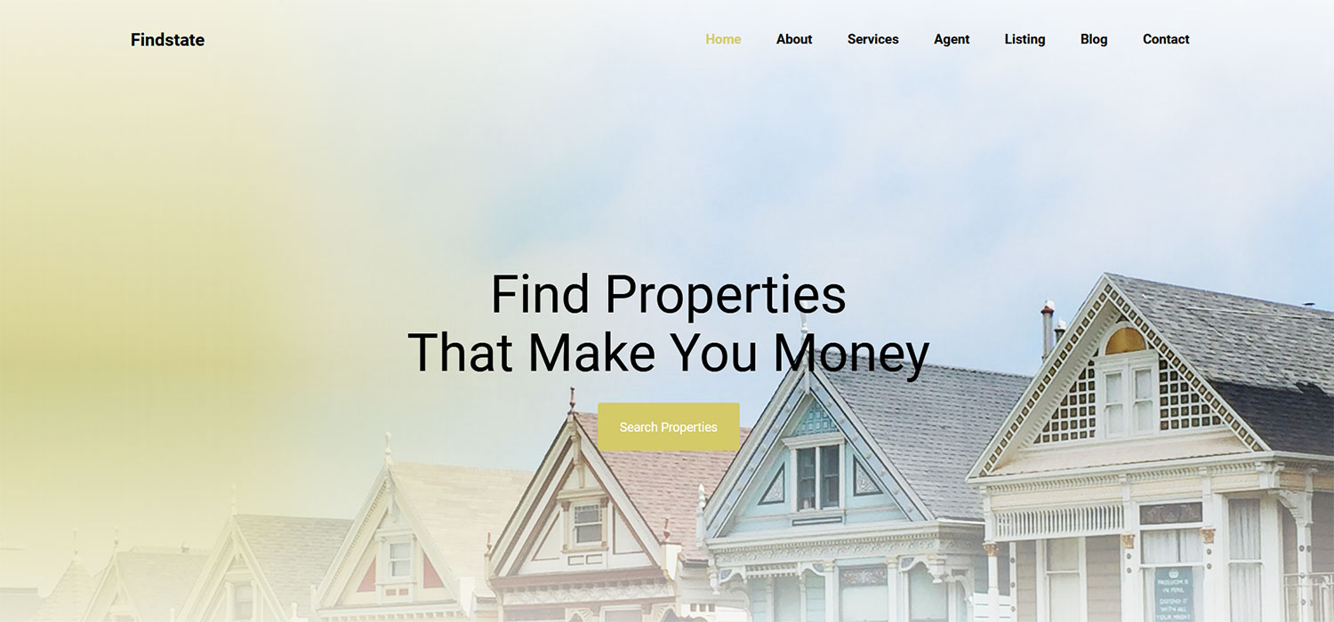 Findstate - Free Bootstrap 4 HTML5 Real Estate Business Website Template