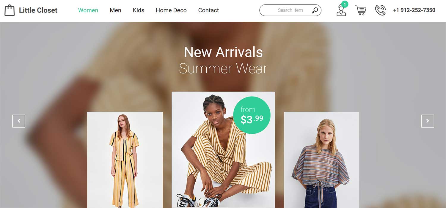 Litter Closet -‌ ‌‌Free‌ ‌Fashion Store Website Template | HTML5‌ ‌Bootstrap‌ 4