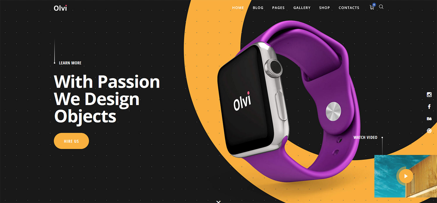 Olvi - Creative WordPress MultiPurpose Theme
