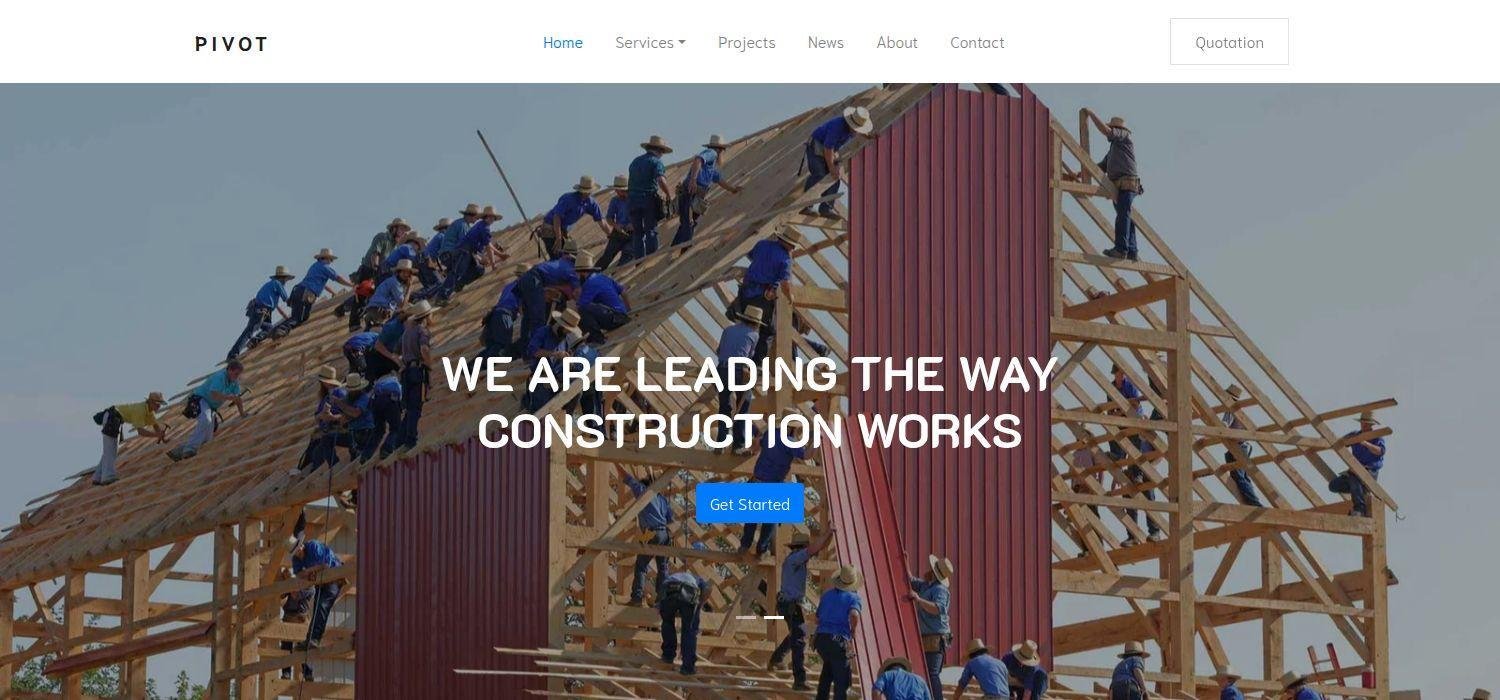 Pivot - Bootstrap 4 HTML5 Agency Website Template