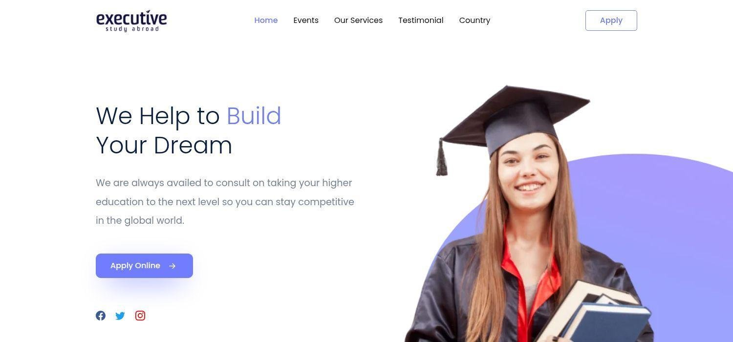 Executive - Bootstrap 5 HTML5 Academic Website Template