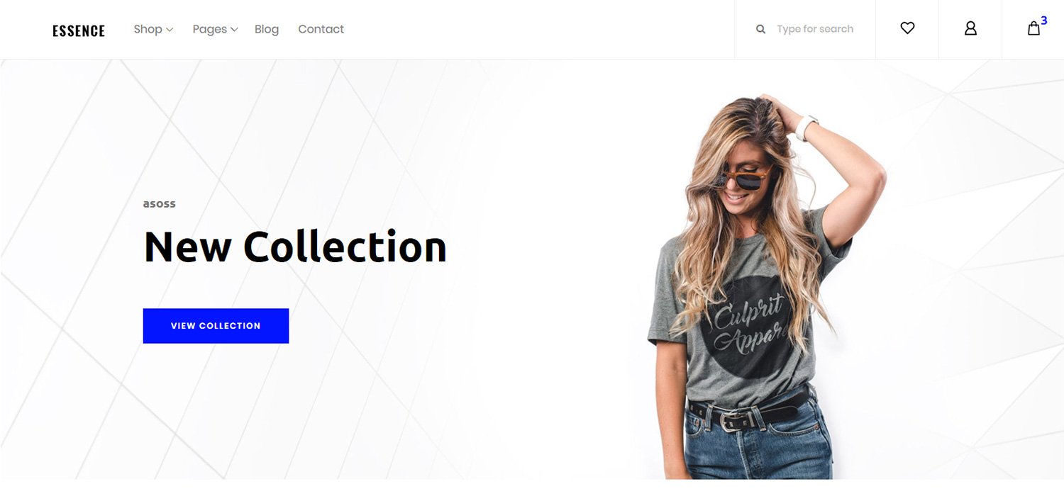 Essence - eCommerce Website Template