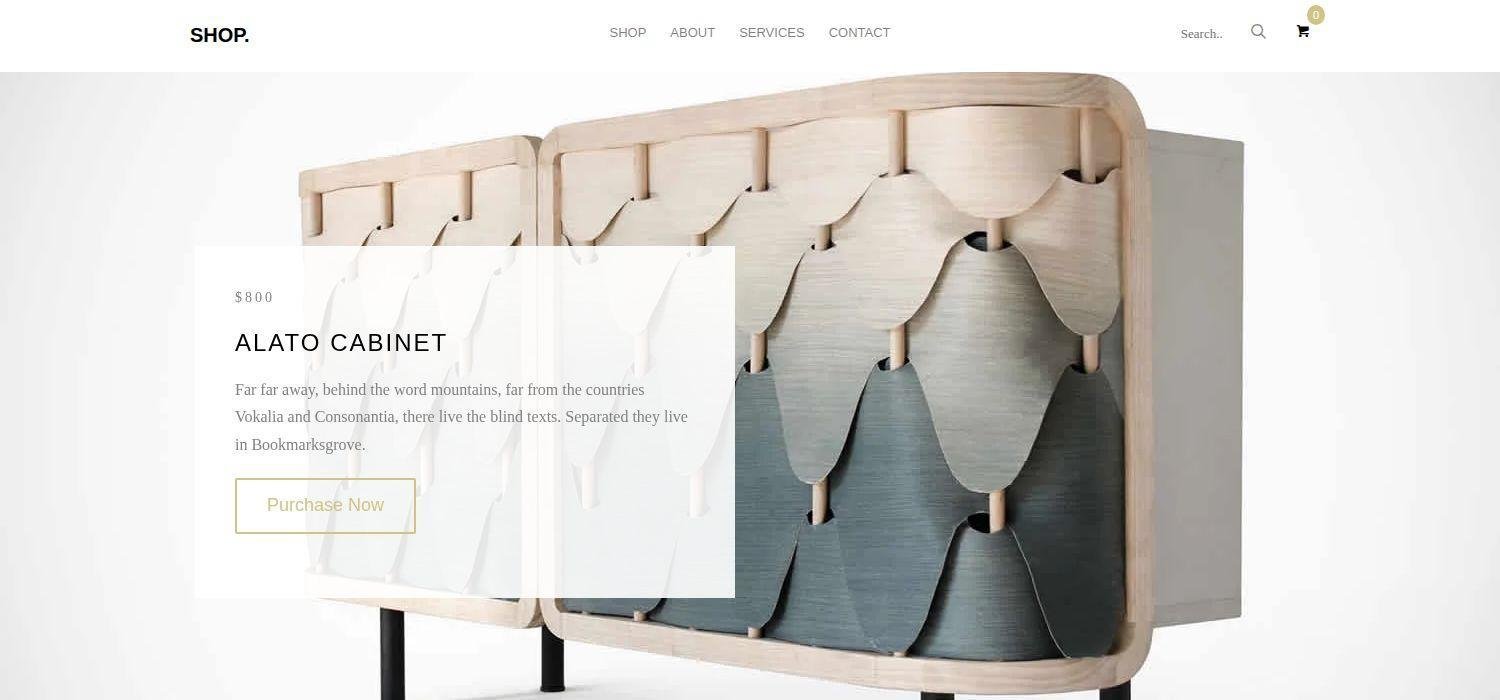 Shop - Free Ecommerce HTML5 Template for Responsive Shop Pages