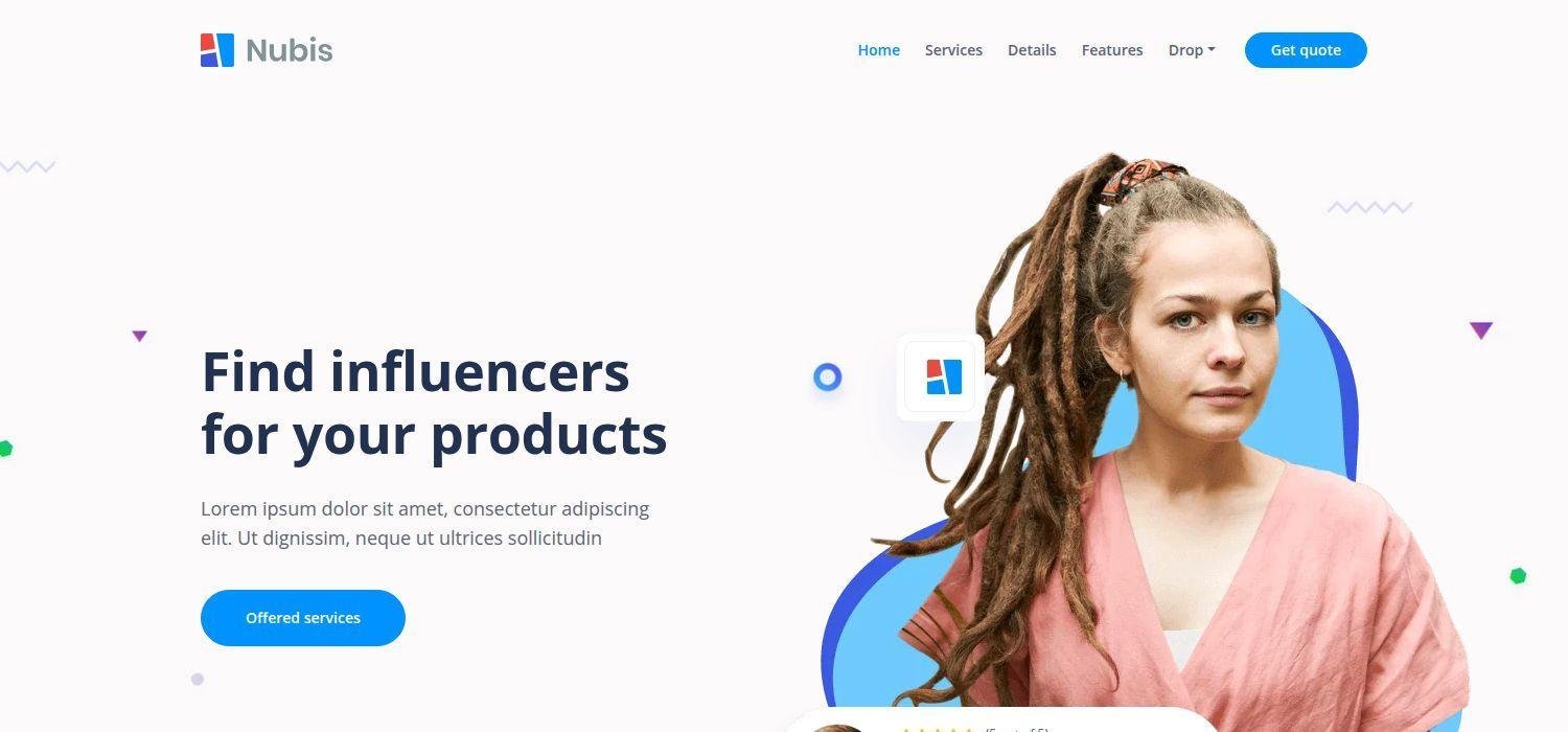 Nubis - Bootstrap 5 HTML5 Business Website Template