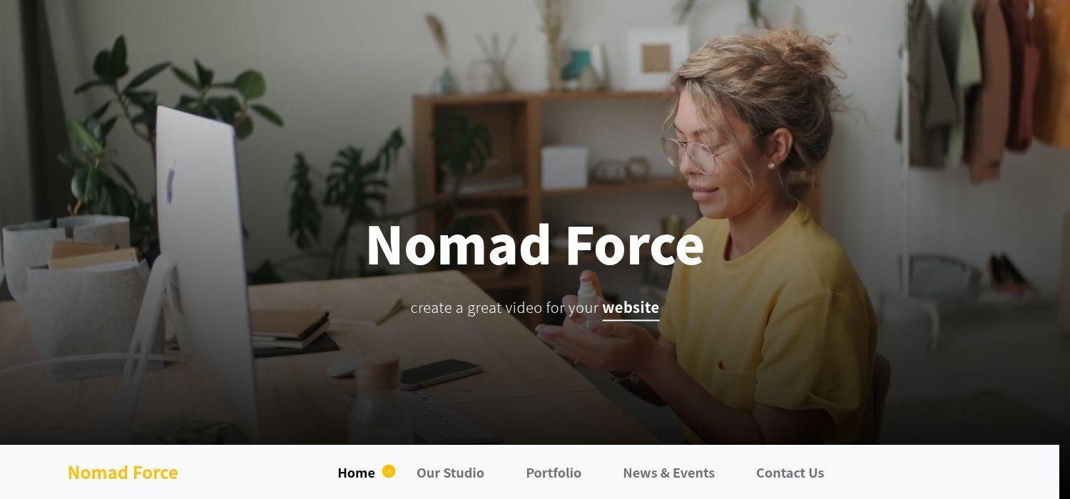 Nomad force - Landing Page Desgin Template Bootstrap 5 HTML5