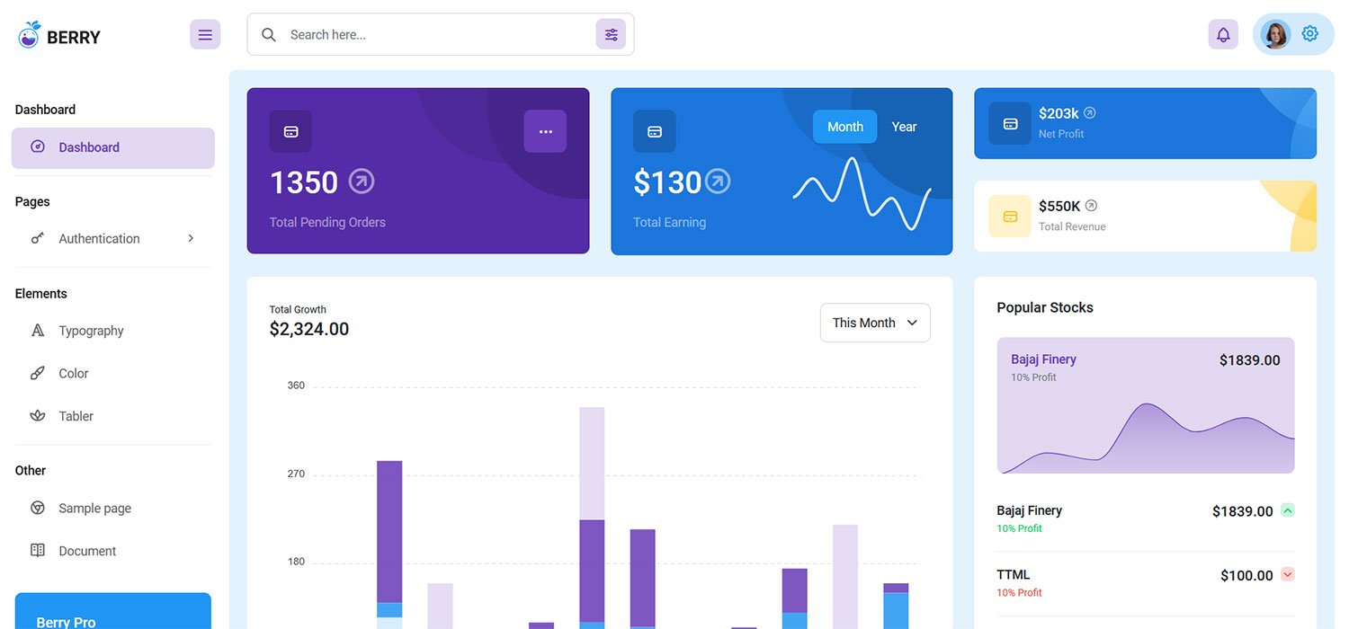 Berry - Free Bootstrap 5 Admin Template