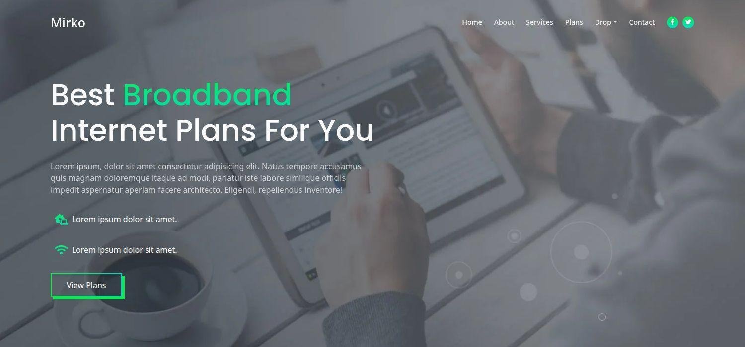 Mirko - Bootstrap 5 HTML5 Business Website Template