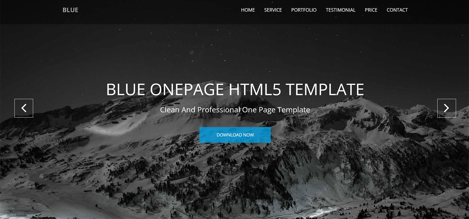 Blue - Free Bootstrap HTML5 Digital Agency Website Template