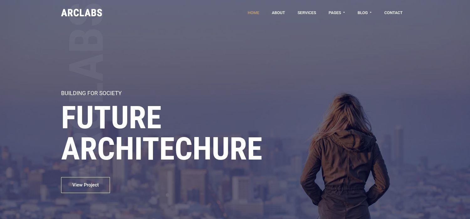 Arclabs - Architecture Website Template Bootstrap 4 HTML5